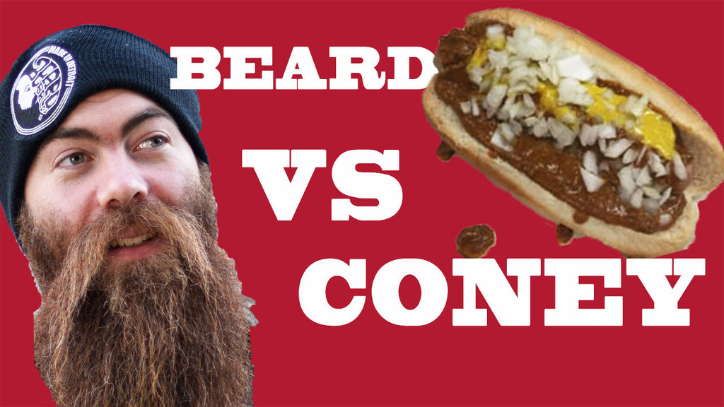 Can Jon eat a Coney Dog with his massive beard? 